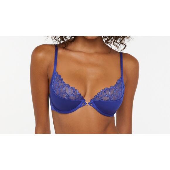 NWT savage X Fenty Not Sorry Half Cup Bra With Lace Size 36D - Picture 1 of 4